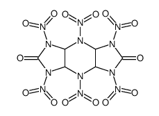 Octahydro-1,3,4,5,7,8-hexanitro-diimidazo[4,5-b:4',5'-e]pyrazine-2,6(1H,3H)-dione picture