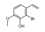 2-BROMO-6-METHOXY-3-VINYLPHENOL结构式