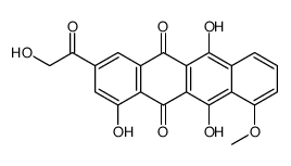 7,8,9,10-Dehydro Doxorubicinone结构式