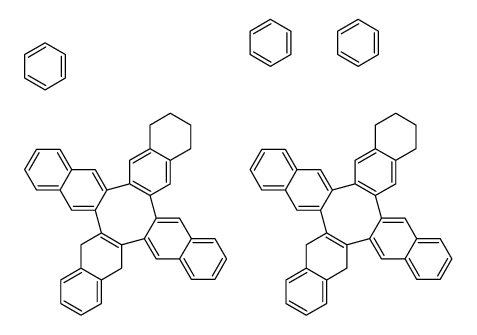 Tetranaphthylene, compd. with benzene (2:3) Structure