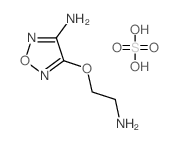 4-(2-Amino-ethoxy)-furazan-3-ylamine sulfate结构式