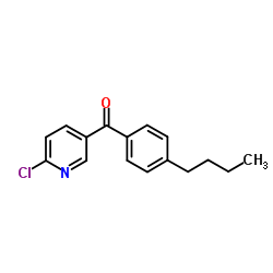 (4-Butylphenyl)(6-chloro-3-pyridinyl)methanone Structure
