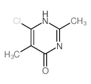 6-氯-2,5-二甲基嘧啶-4(1H)-酮结构式