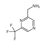[6-(trifluoromethyl)pyrazin-2-yl]methanamine Structure