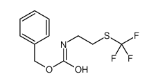 Benzyl {2-[(trifluoromethyl)sulfanyl]ethyl}carbamate结构式