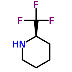 ( R )-2-(三氟甲基)哌啶结构式