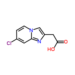 (7-Chloroimidazo[1,2-a]pyridin-2-yl)acetic acid结构式
