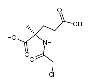 Glutamic acid,N-(chloroacetyl)-2-methyl- (9CI)结构式