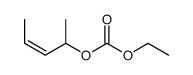 ethyl pent-3-en-2-yl carbonate结构式