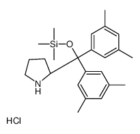 (R)-α,α-双(3,5-二甲苯基)-2-吡咯烷甲醇三甲基硅醚结构式