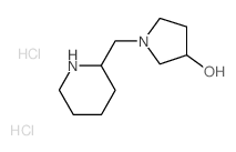 1-(2-Piperidinylmethyl)-3-pyrrolidinol dihydrochloride结构式
