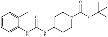 tert-Butyl 4-(3-o-tolylureido)piperidine-1-carboxylate图片