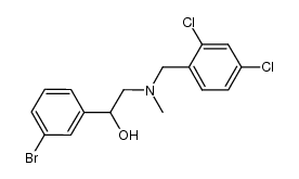 1-(3-bromophenyl)-2-((2,4-dichlorobenzyl)(methyl)amino)ethanol图片