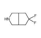 (3aR,6aS)-5,5-二氟八氢环戊二烯并[c]吡咯结构式