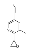 5-methyl-6-(oxiran-2-yl)pyridine-3-carbonitrile结构式