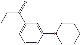 1-(3-(piperidin-1-yl)phenyl)propan-1-one结构式