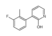 3-(3-fluoro-2-methylphenyl)-1H-pyridin-2-one结构式