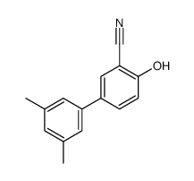 5-(3,5-dimethylphenyl)-2-hydroxybenzonitrile Structure