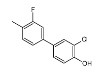 2-chloro-4-(3-fluoro-4-methylphenyl)phenol Structure