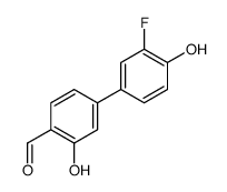 4-(3-fluoro-4-hydroxyphenyl)-2-hydroxybenzaldehyde结构式