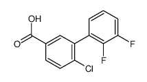 4-chloro-3-(2,3-difluorophenyl)benzoic acid Structure