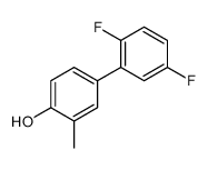 4-(2,5-difluorophenyl)-2-methylphenol结构式