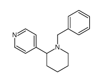 4-(1-benzylpiperidin-2-yl)pyridine Structure