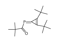 (2,3-Di-tert-butylcyclopropen-1-yliden)pivaloylphosphan结构式