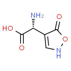 4-Isoxazoleaceticacid,alpha-amino-2,5-dihydro-5-oxo-,(R)-(9CI)结构式