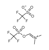 trifluoromethanesulphonyloxy-methylene-N,N-dimethyliminium trifluoromethanesulphonate Structure