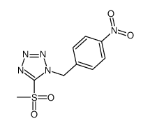 5-methylsulfonyl-1-[(4-nitrophenyl)methyl]tetrazole Structure