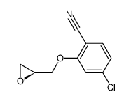 (S)-(+)-1-(5-chloro-2-cyanophenoxy)-2,3-epoxypropane Structure