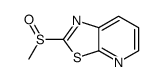 Thiazolo[5,4-b]pyridine, 2-(methylsulfinyl)- (9CI) Structure