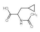 2-ACETYLAMINO-3-CYCLOPROPYLPROPIONIC ACID Structure