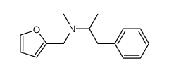 N-(2-Furylmethyl)-N-methyl-1-phenyl-2-propanamine结构式