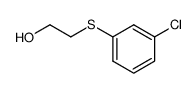 3-CHLOROPHENYLTHIOETHANOL结构式