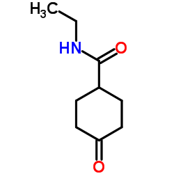 N-Ethyl-4-oxocyclohexanecarboxamide structure