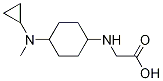 [4-(Cyclopropyl-Methyl-aMino)-cyclohexylaMino]-acetic acid结构式