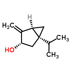 Bicyclo[3.1.0]hexan-3-ol, 4-methylene-1-(1-methylethyl)-, [1S-(1alpha,3alpha,5alpha)]- (9CI)结构式