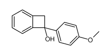 7-(4-methoxyphenyl)bicyclo[4.2.0]octa-1,3,5-trien-7-ol Structure