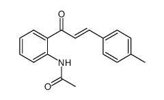 (E)-N-(2-(3-(p-tolyl)acryloyl)phenyl)acetamide结构式