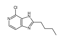 2-butyl-4-chloro-3H-imidazo<4,5-c>pyridine Structure