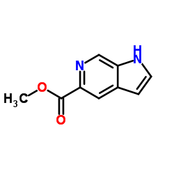 6-氮杂吲哚-5-羧酸甲酯结构式