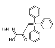 2-Oxo-3-(triphenylphosphoranylidene)propanoic acid hydrazide结构式