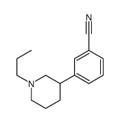 3-(3-cyanophenyl)-N-n-propylpiperidine structure
