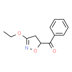 Methanone, (3-ethoxy-4,5-dihydro-5-isoxazolyl)phenyl- (9CI) Structure