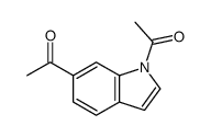 1-(1-acetylindol-6-yl)ethanone结构式