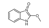 Benzimidazole, 2-methoxy-, 3-oxide (8CI) Structure