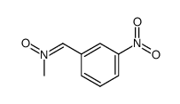 α-(3-nitrophenyl)-N-methylnitrone Structure