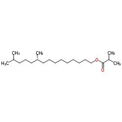 (10R)-10,14-Dimethylpentadecyl 2-methylpropanoate结构式